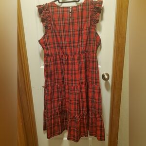 J. Crew Women's Plaid Holiday Dress